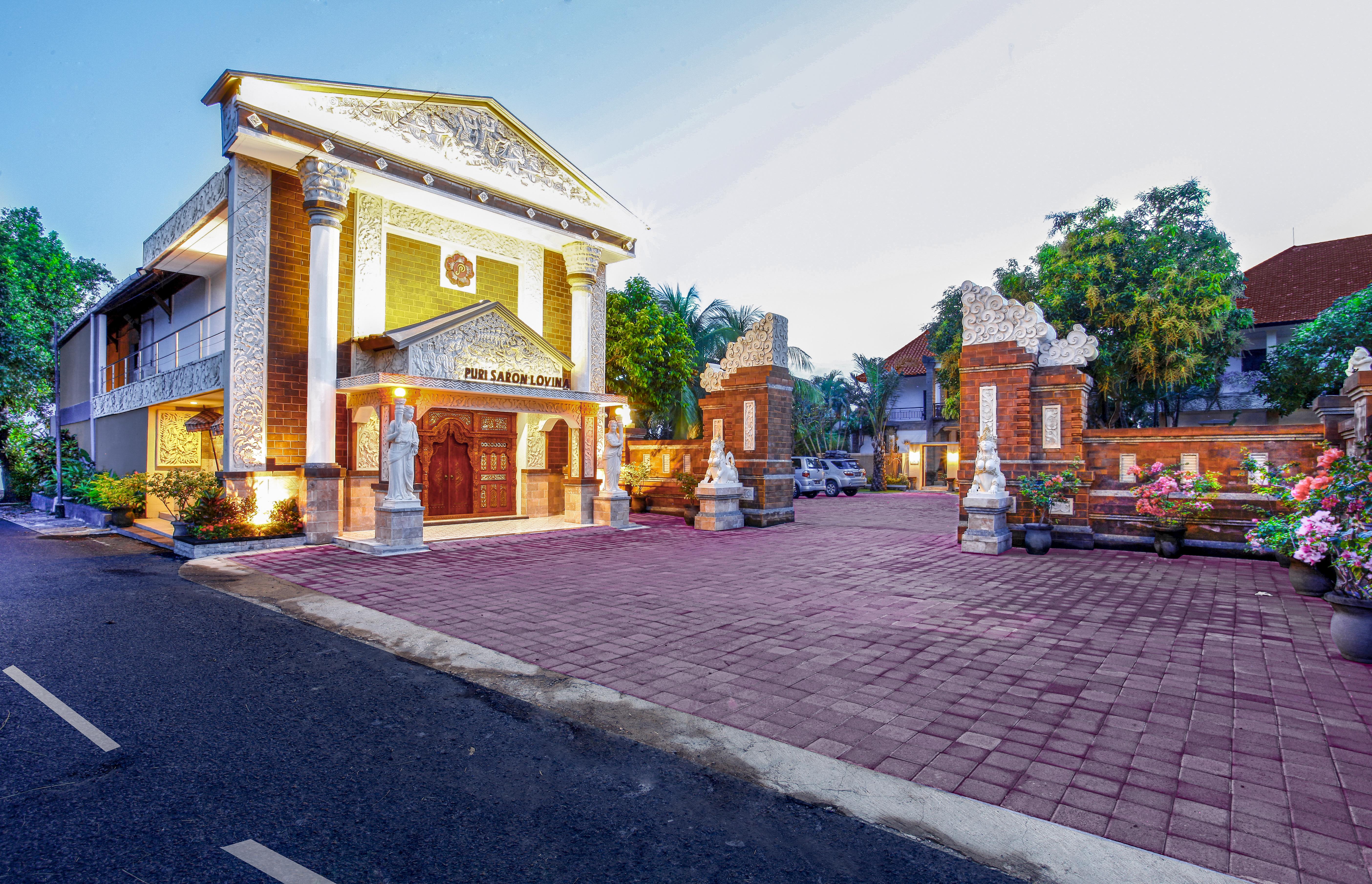Puri Saron Hotel Baruna Beach Lovina Exterior foto